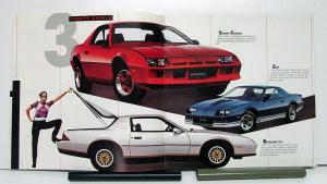 1982 Chevrolet Camaro Sport Coupe Z28 Berlinetta Sales Brochure