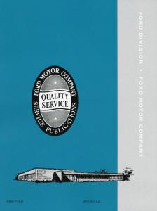 1961 Ford Falcon Shop Service Repair Maintenance Manual