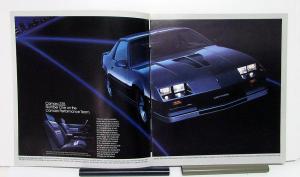 1984 Chevrolet Camaro Z28 Berlinetta Sport Coupe Sales Brochure
