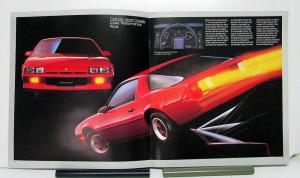 1984 Chevrolet Camaro Z28 Berlinetta Sport Coupe Sales Brochure