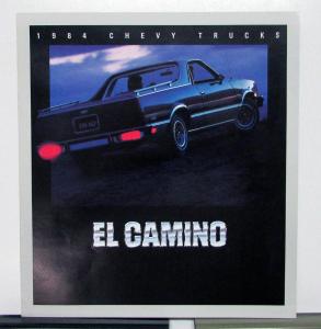 1984 Chevrolet El Camino SS Sales Brochure