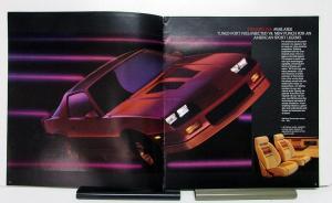 1985 Chevrolet Camaro Z28 IROC Z Berlinetta Sport Coupe Sales Brochure