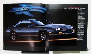 1985 Chevrolet Camaro Z28 IROC Z Berlinetta Sport Coupe Sales Brochure