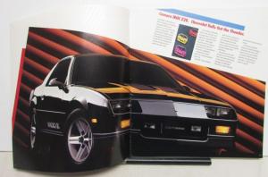 1986 Chevrolet Camaro Z28 IROC Z Berlinetta Sport Coupe Sales Brochure