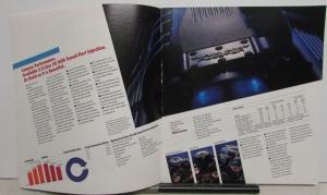 1986 Chevrolet Camaro Z28 IROC Z Berlinetta Sport Coupe Sales Brochure
