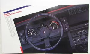 1986 Chevrolet Camaro Z28 IROC Z Berlinetta Sport Coupe Sales Brochure