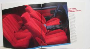 1986 Chevrolet Camaro Z28 IROC Z Berlinetta Sport Coupe Sales Brochure