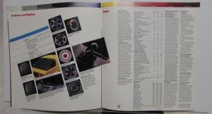 1986 Chevrolet Camaro Z28 IROC Z Berlinetta Sport Coupe Sales Brochure