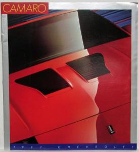 1987 Chevrolet Camaro IROC Z LT Sport Coupe Z28 Sales Brochure