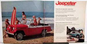 1966 Jeepster 4 Wheel Drive Sports Convertible Sales Brochure ORIGINAL Large