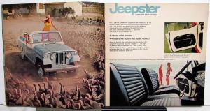 1966 Jeepster 4 Wheel Drive Sports Convertible Sales Brochure ORIGINAL Large
