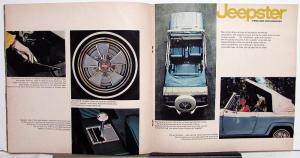 1966 Jeepster 4 Wheel Drive Sports Convertible Sales Brochure ORIGINAL Large