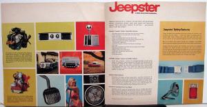 1966 Jeepster 4 Wheel Drive Sports Convertible Sales Brochure ORIGINAL Large