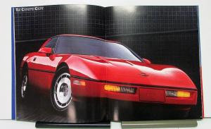 1987 Chevrolet Corvette Coupe Convertible Sales Brochure