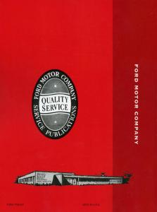 1965 Mercury Comet Ford Falcon Fairlane & Mustang Shop Manual