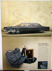 1969 Cadillac Fleetwood Brougham 66 ElDorado 75 DeVille Calais Sale Brochure