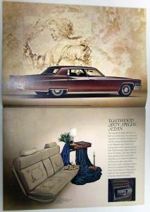 1969 Cadillac Fleetwood Brougham 66 ElDorado 75 DeVille Calais Sale Brochure