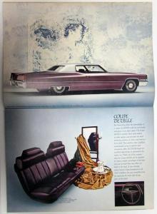 1969 Cadillac Fleetwood Brougham 66 ElDorado 75 DeVille Calais Sale Brochure