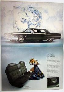 1969 Cadillac Fleetwood Brougham 66 ElDorado 75 DeVille Calais Sale Brochure