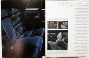 1968 Cadillac Fleetwood Seventy Five 75 Sedan & Limousine Sales Folder Original
