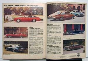 1975 GM Of Canada Dealer Brochure Full Line French Text Corvette Firebird Pickup