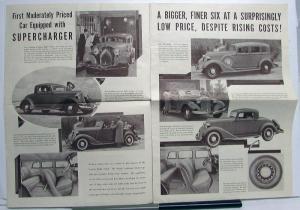 1934 Graham News Industry Paper Magazine Supercharger Standard Custom Eight Six