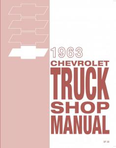 1963 Chevrolet Truck Shop Service Repair Manual C/K 10 20 30 -80 Series Suburban