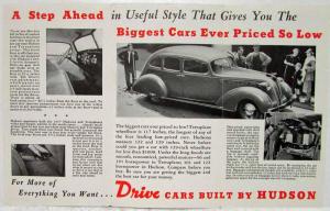 1937 Hudson Are You Getting the Biggest Car for Your Money Sales Trifold