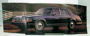1986 Lincoln Continental Givenchy Designer Series Sales Brochure