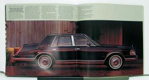 1986 Lincoln Continental Givenchy Designer Series Sales Brochure