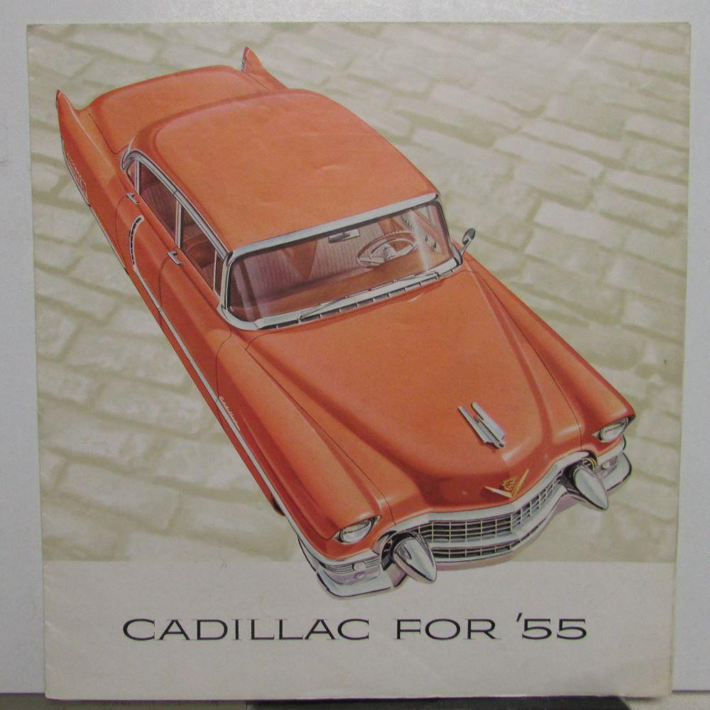 1955 Cadillac Series 60 Special 62 And 75 Deville ElDorado Sales Folder Original