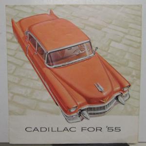 1955 Cadillac Series 60 Special 62 And 75 Deville ElDorado Sales Folder Original