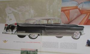 1955 Cadillac Series 60 Special 62 And 75 Deville ElDorado Sales Folder Original