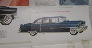 1955 Cadillac Series 60 Special 62 And 75 Deville ElDorado Sales Folder Original