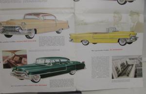 1955 Cadillac Series 60 Special 62 And 75 Deville ElDorado Sales Folder Original