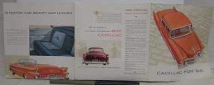 1955 Cadillac Series 60 Special 62 And 75 Deville ElDorado Sales Folder Original
