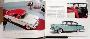 1955 Hudson Hornet Wasp Models American Motors Oversized Sales Brochure Original