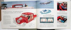 1955 Hudson Hornet Wasp Models American Motors Oversized Sales Brochure Original