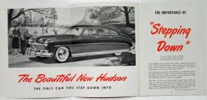 1948 Hudson Presents the Importance of Stepping Down Sales Brochure