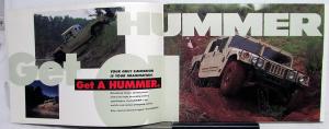 1993 Hummer Dealer Prestige Sales Brochure Large Features Specs Options