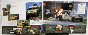 1993 Hummer Dealer Prestige Sales Brochure Large Features Specs Options