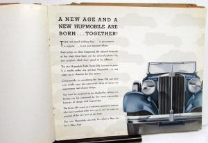 1932 Hupmobile Eight Series 226 Dealer Sales Brochure Features & Specs Oversized