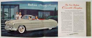 1949 Hudson Convertible Brougham Nothing Less Than The Finest Sales Folder