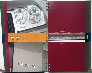 2005 Jeep Grand Cherokee New Model Press Kit Media Release Features Options