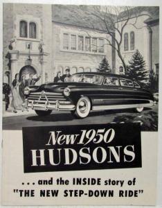 1950 Hudsons and the Inside Story of the New Step-Down Ride Sales Brochure