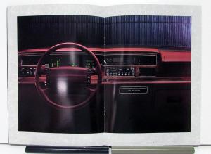 1989 Lincoln Continental What A Luxury Car Should Be Sales Brochure