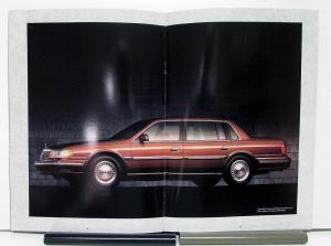 1989 Lincoln Continental What A Luxury Car Should Be Sales Brochure