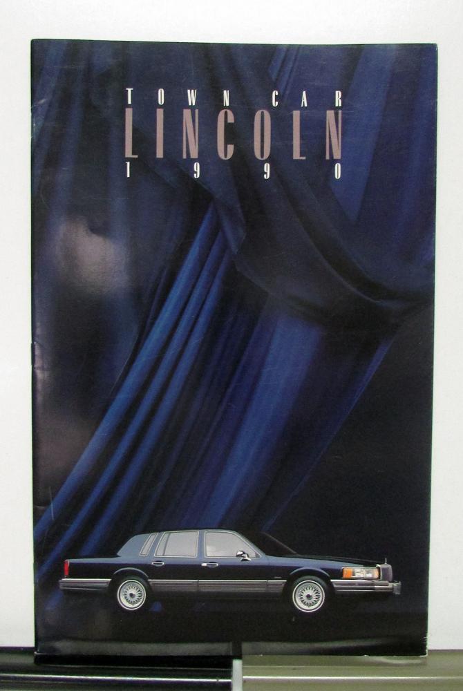 1990 Lincoln Town Car Signature Series Sales Brochure & Specifications