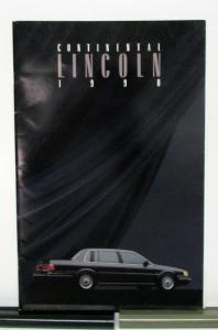 1990 Lincoln Continental Signature Series Sales Brochure & Specifications