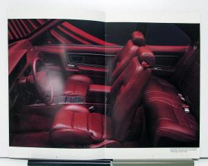 1990 Lincoln Mark VII  Sales Brochure & Specifications
